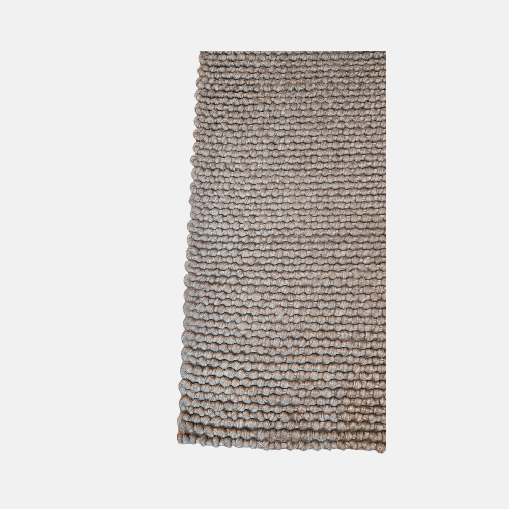 Alfombra Taupé Gris de Tejido Texturizado | 2.40 × 1.50 m